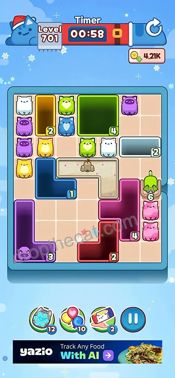 Drop The Cat Level 701 step 1