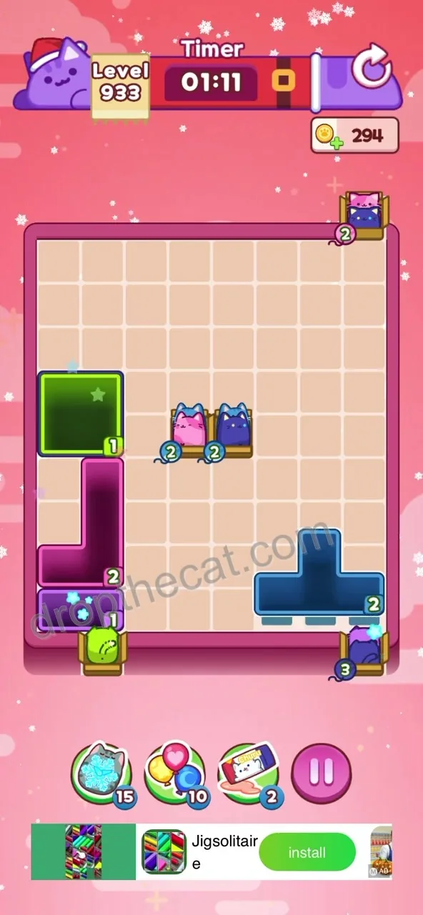 Drop The Cat Level 933 step 3