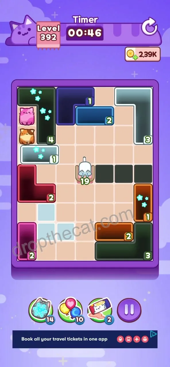 Drop The Cat Level 392 step 2