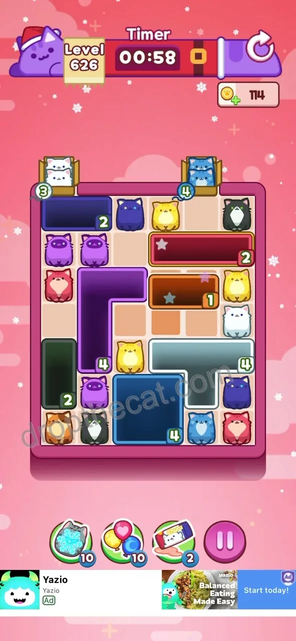 Drop The Cat Level 626 step 1